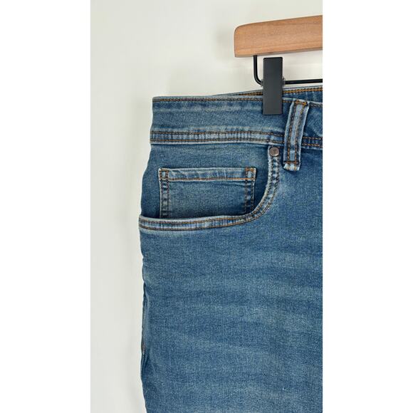 The Perfect Jean NYC OG Stretch Athletic Fit Denim Jeans Mens 40x32 Light Blue - Picture 6 of 12